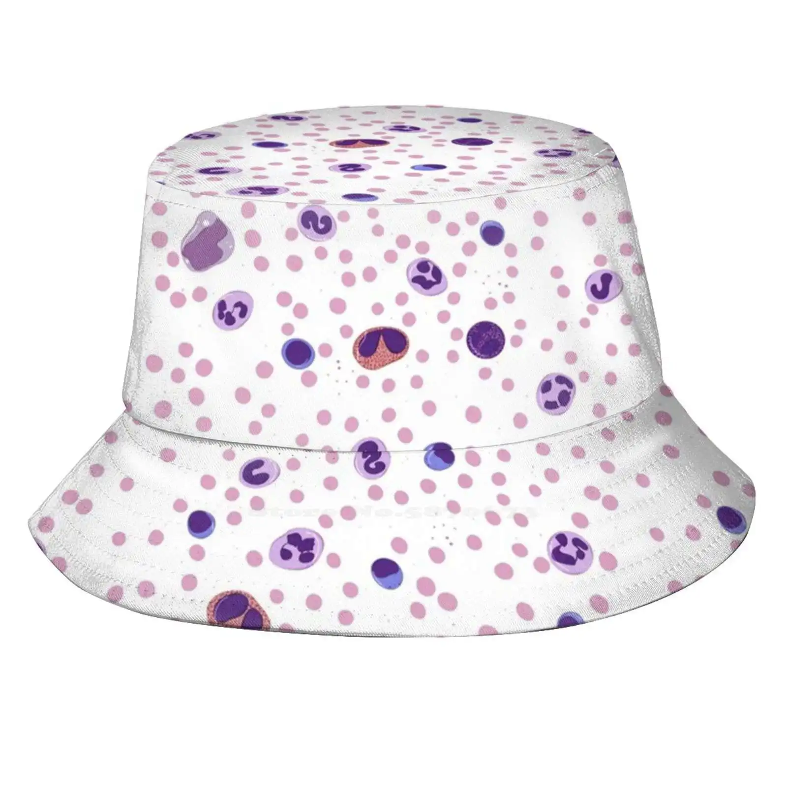 Piccolo Wbc Differenziale Pieghevole Panama Cappello Da Pescatore Berretto Lab Tech Med Tech Cellule Del Sangue Ematologia Scienza Cbc Wbc Rbc Piastri