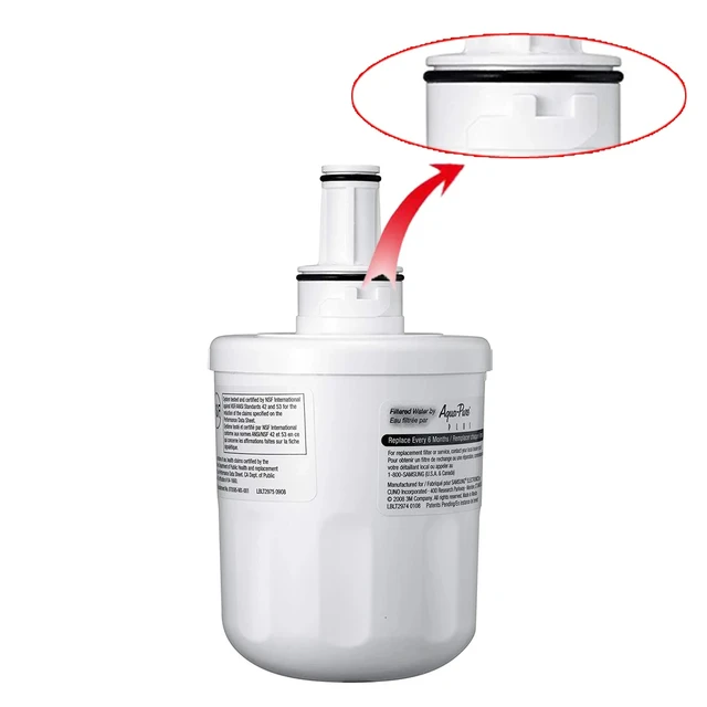 Замена фильтра воды для холодильника Samsung DA29-00003F aqua-pure Plus DA29-00003B, DA29-00003A, hafcu1 2