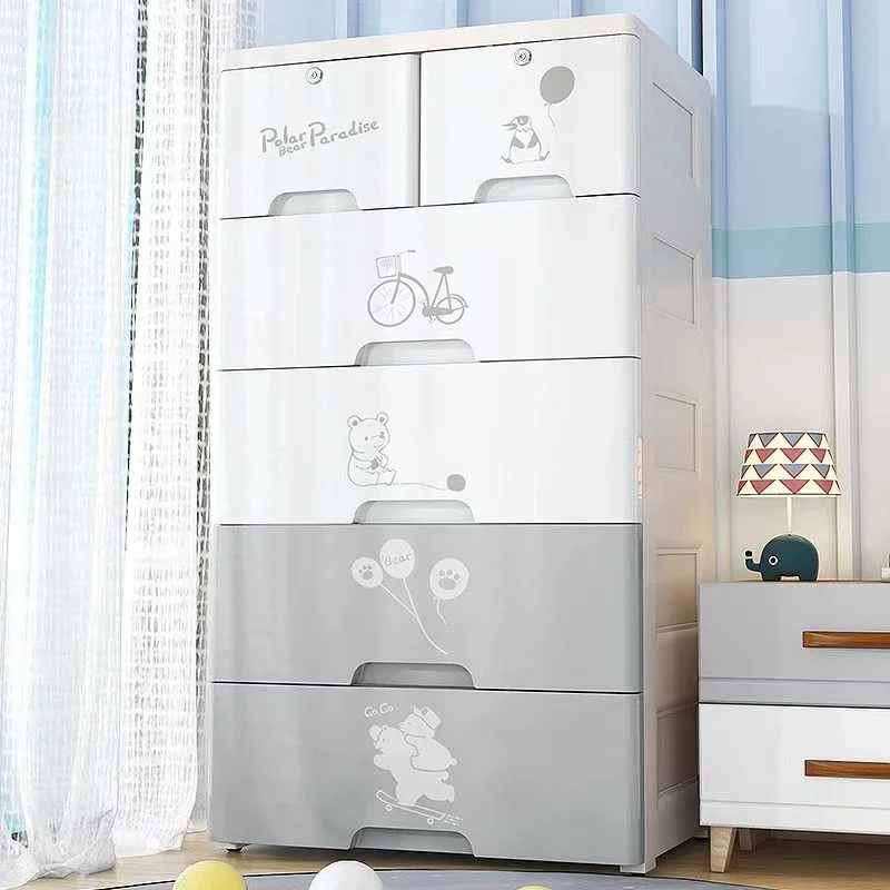 multi-purpose plastic kids cabinet preschool furniture drawers Organizer toy storage guarda juguetes children's room furniture