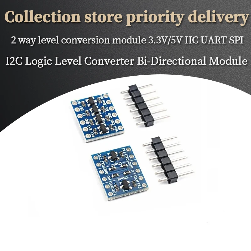 10 Convertitori Di Livello I2C - Bidirezionale 3.3V/5V Per Arduino E Raspberry