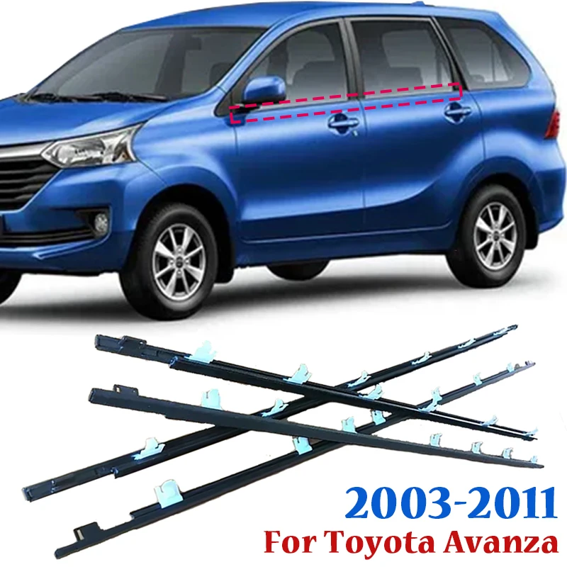 

4 шт., отделка для автомобильных окон Toyota Avanza 2003-2011