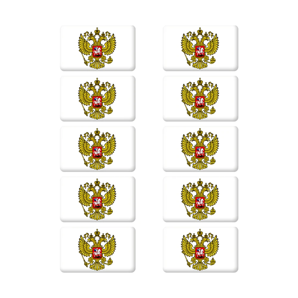 10pcs Epoxy Sweden Flags Sticker Car Interior Decoration Decal for VOLVO S40 S60 S80 S90 XC40 XC60 XC70 XC90 V40 V60 V70 Badge