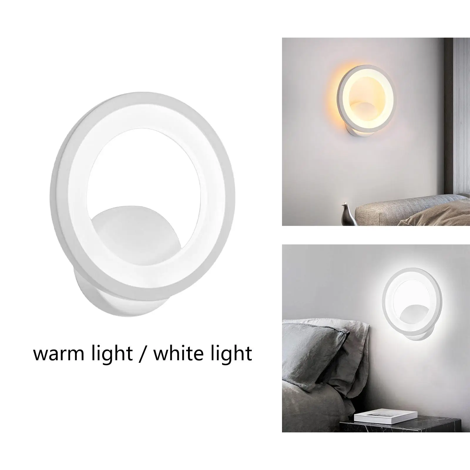 Wall Lamp Simple Wall Sconce for Indoor Bedside Stairs Corridor