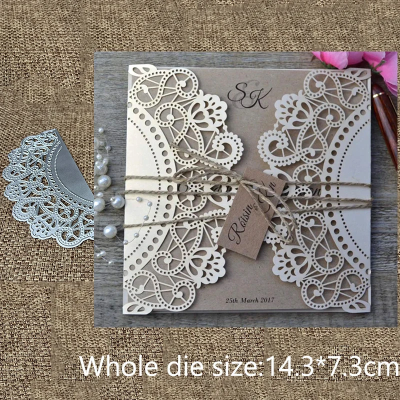 

Металлический трафарет XLDesign, пресс-формы, Свадебное приглашение, поздравление, скрапбукинг