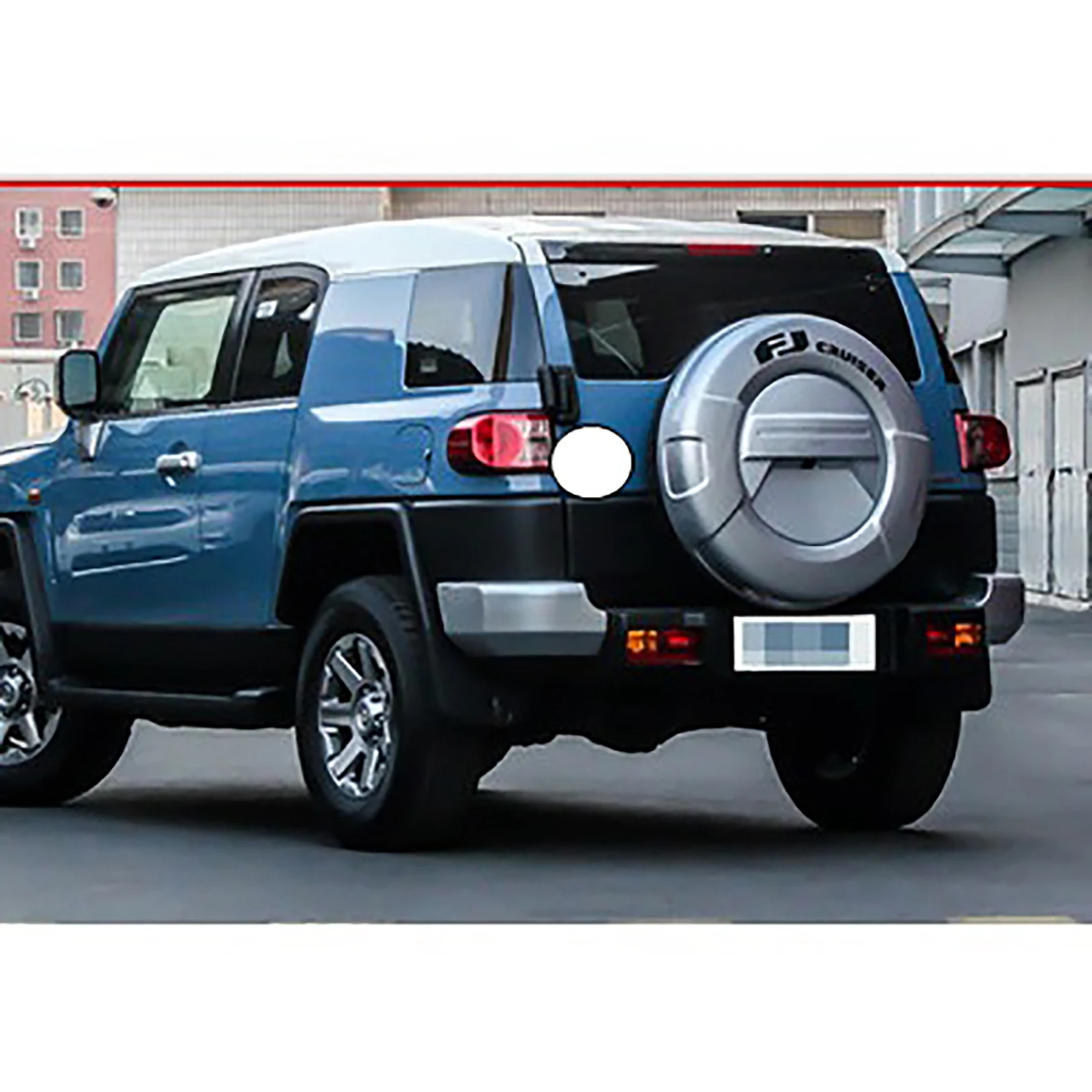 Rigid Tire Cover Blcak Fit for 2007- Toyota FJ Cruiser Spare Tire Cover