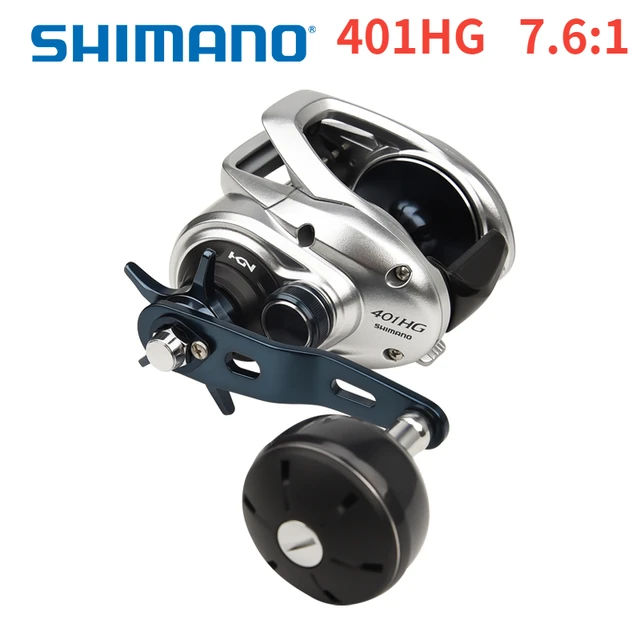 Shimano TRANX 301HG 401HG 7.6:1 Gear Ratio 5+1BB Low Profile Drag