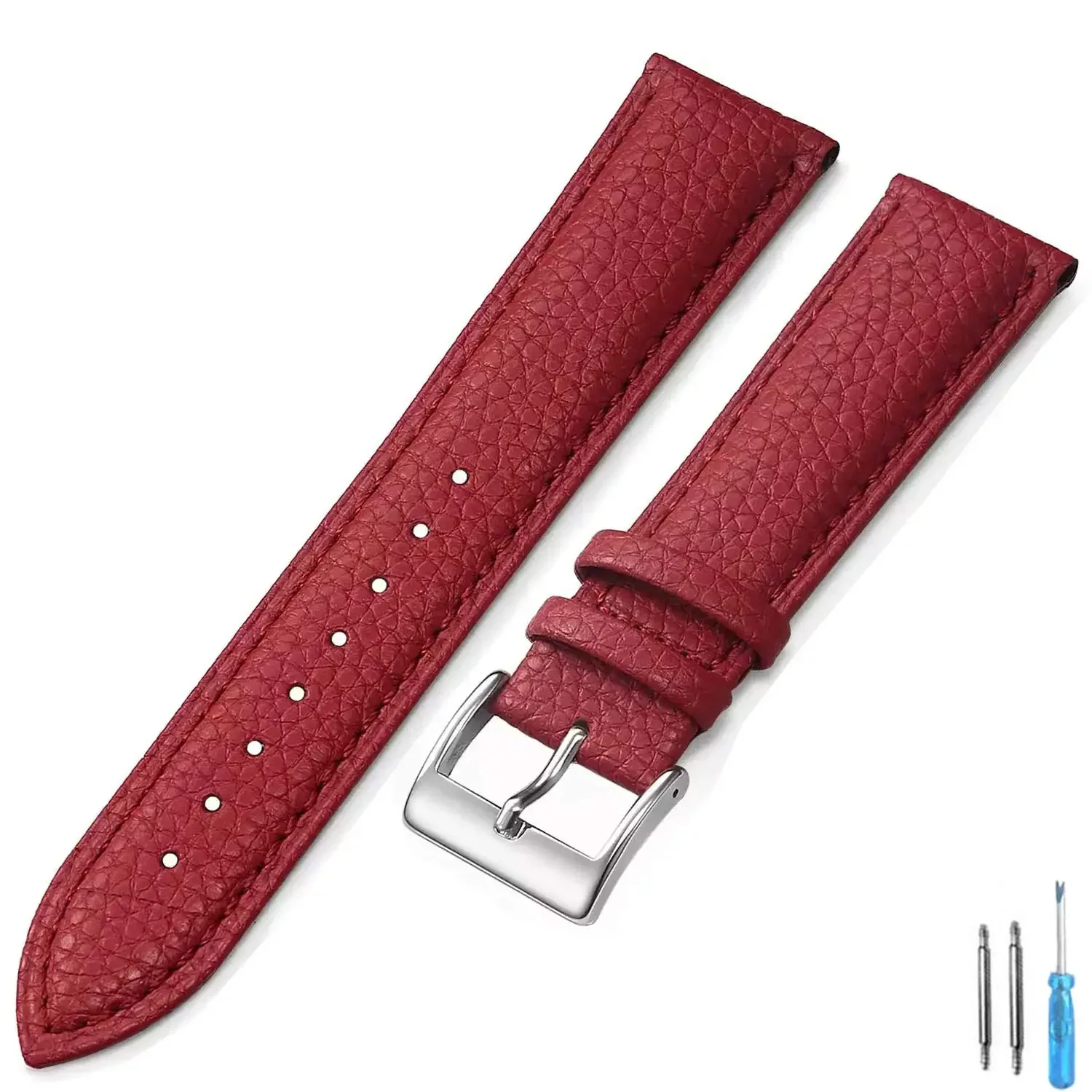 Premium Genuine Leather Watch Band - High-Quality Wrist Strap
