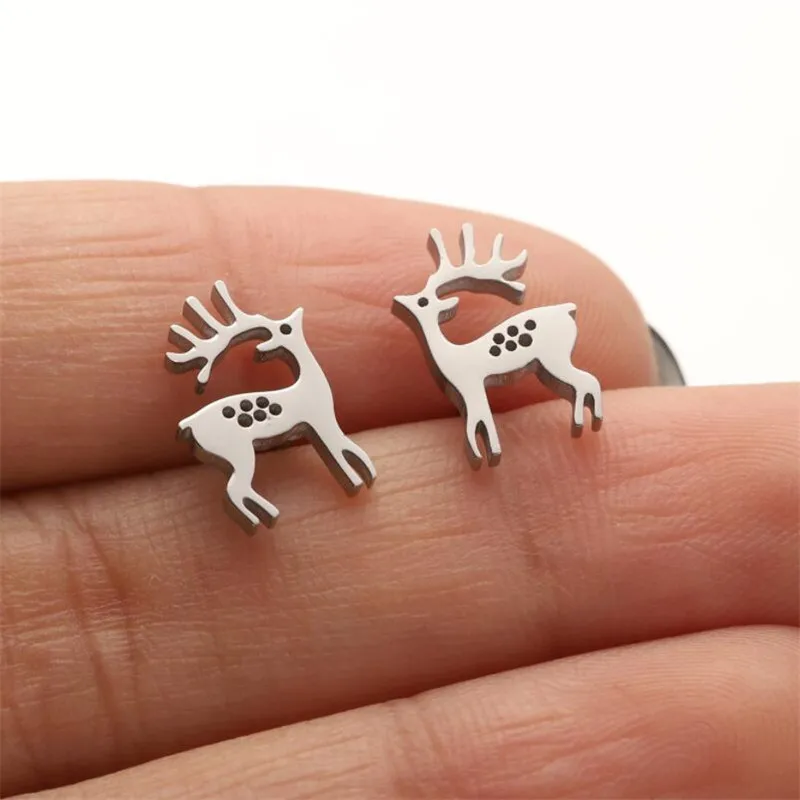 Orecchini Giraffa In Argento S925 – Simpatici Pendenti A Goccia – Stile Coreano Carino Per Donna E Ragazza - 5
