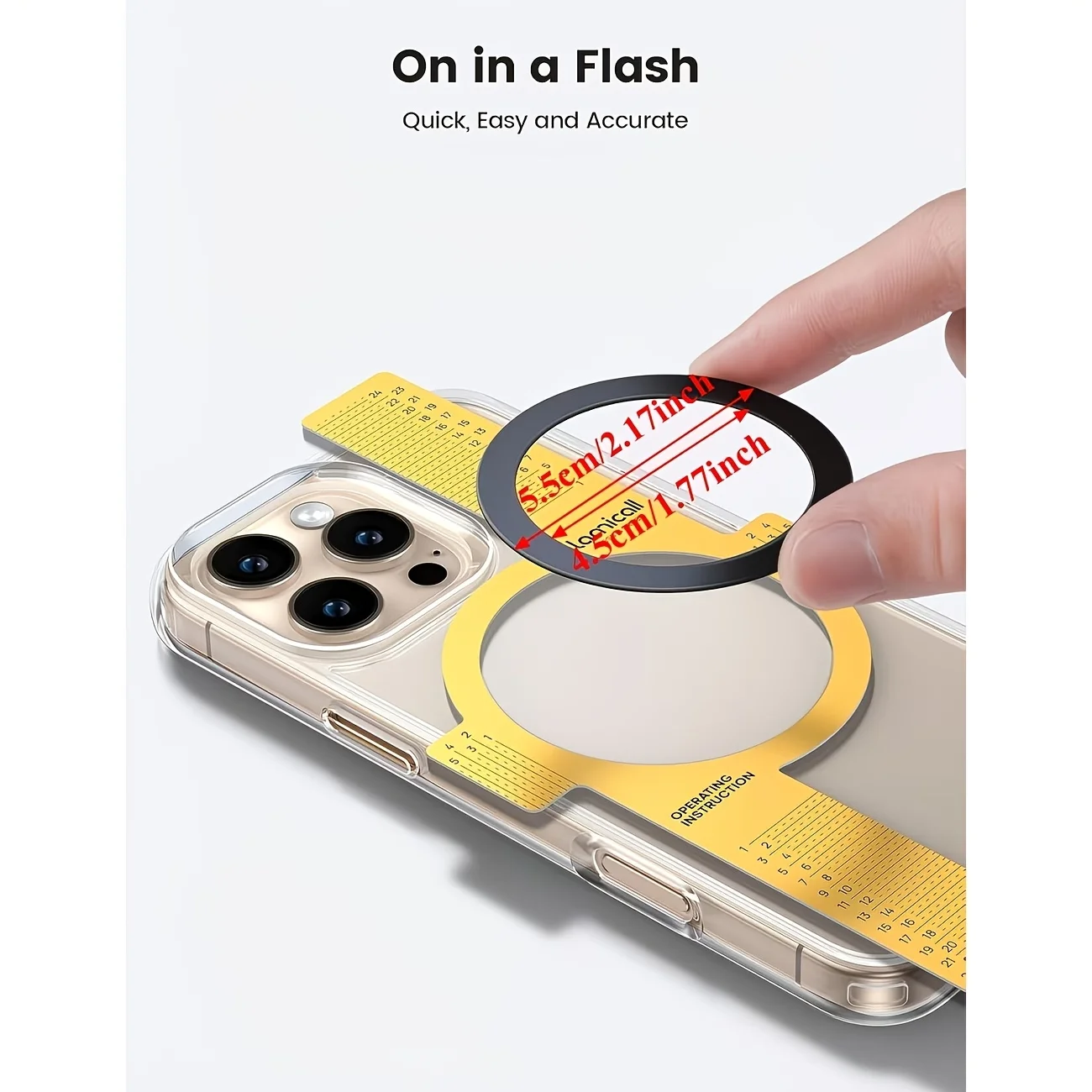 Universal Magnetic Wireless Charging Ring Patches