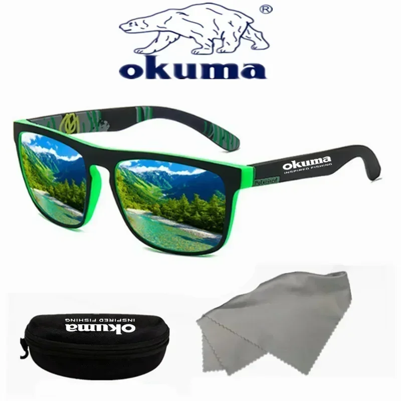 Okuma Polarized Sunglasses UV400 for Men and Women Outdoor Hunting Fishing Driving Bicycles Optional Box polarized sunglasses fishing sunglasses