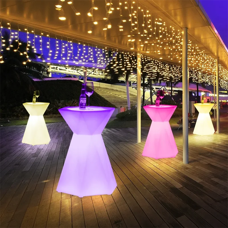 Outdoor Modern Bar Table Nightclub Cocktail High Drink Party Bar Tables Reception Counter Commercial Furniture