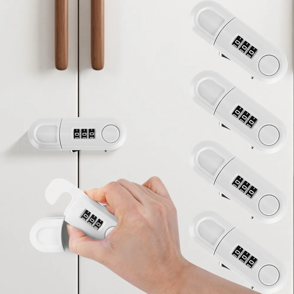Fashion Anti-theft Drawer Password Lock Multi-function Plastic Cabinet Door Safety Lock for Children Protector Cupboard cabinet door lock drawer lock