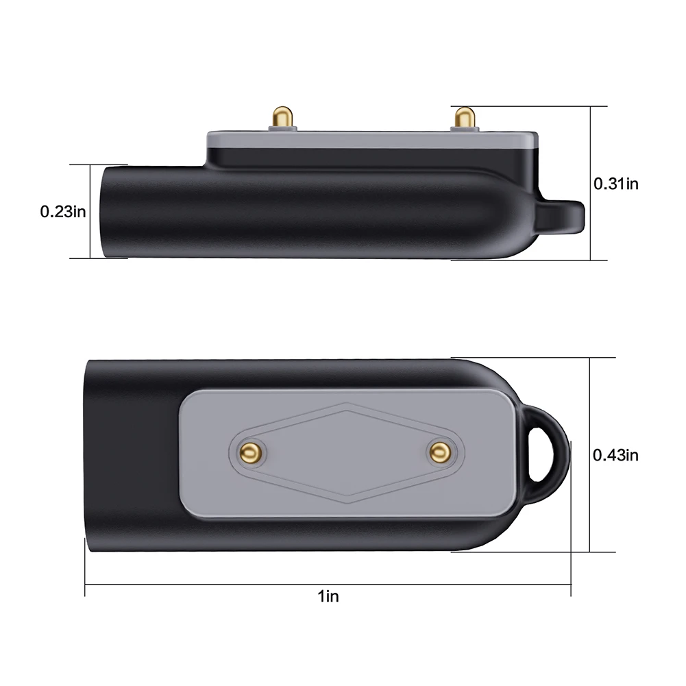 Watch Charger USB C Adapter Right Angle Type C Charger Adapter Magnetic Type C Adapter Watch Charger for Samsung Galaxy Fit 3