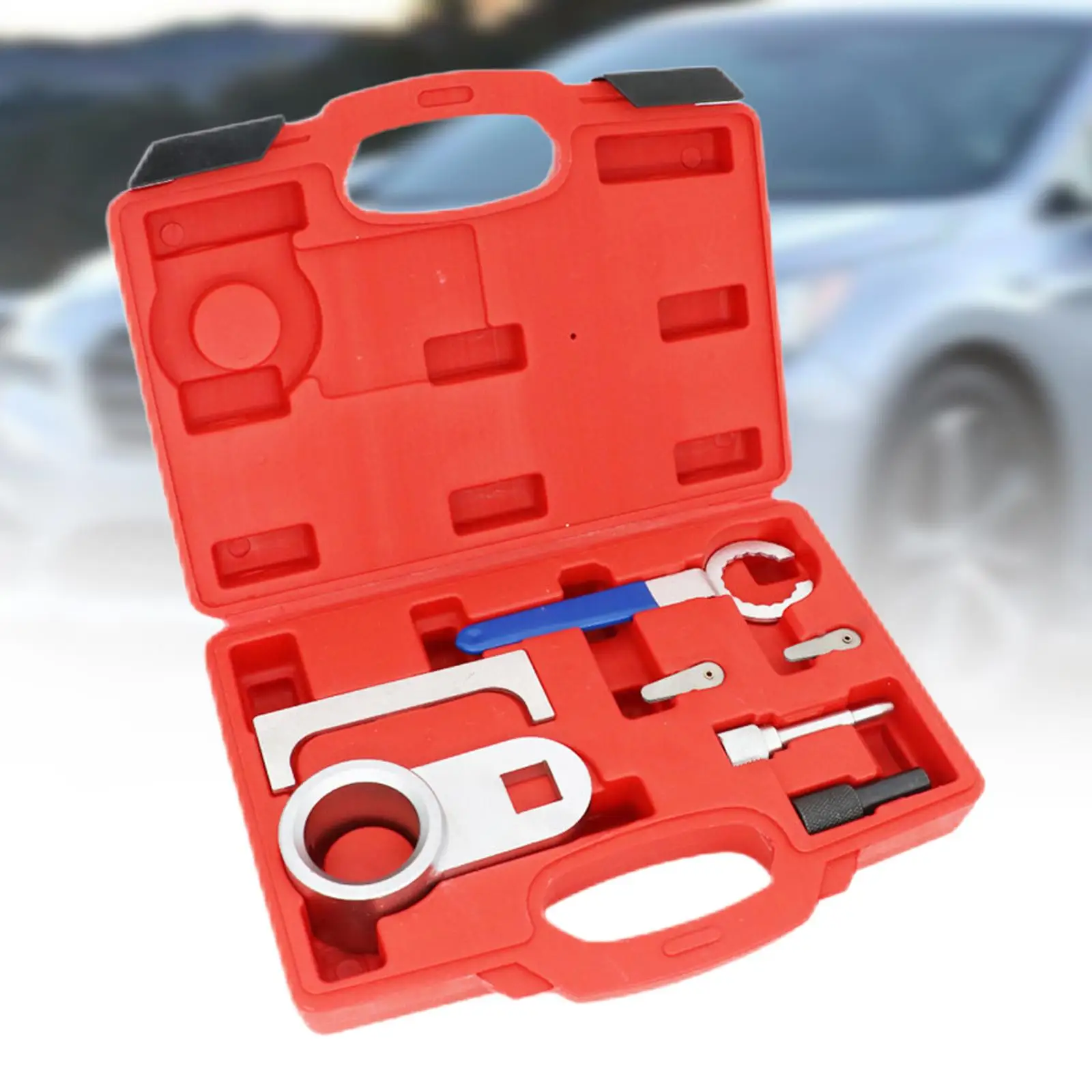 

Engine Timing Tool Camshaft Alignment Tool Kits Puller Car Accessories Easy Installation Professional Crankshaft Locking Tool