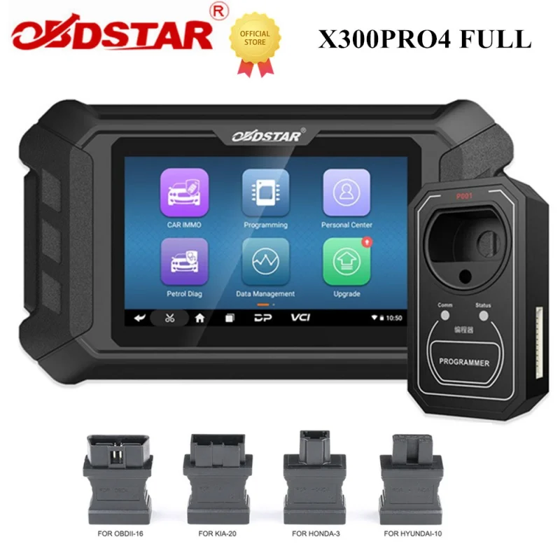 

OBDSTAR X300 Pro4 Full Version Key Master 5 Full Auto Key Programmer IMMO Version with Optional KEY SIM