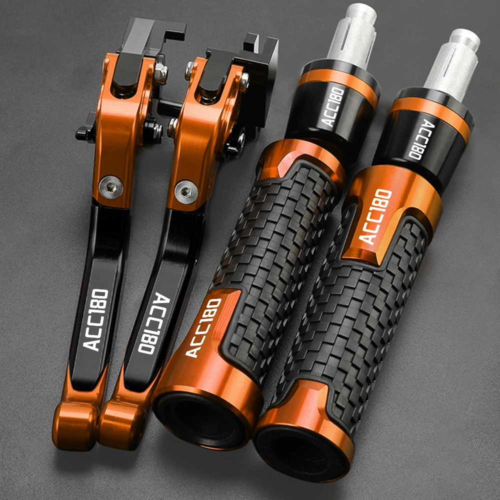 

Scooter For KYMCO ACC180 ACC 180 2020 2021 2022 Adjustable Brake Clutch Levers Handlebar Handle Grip Ends Motorcycle Accessories