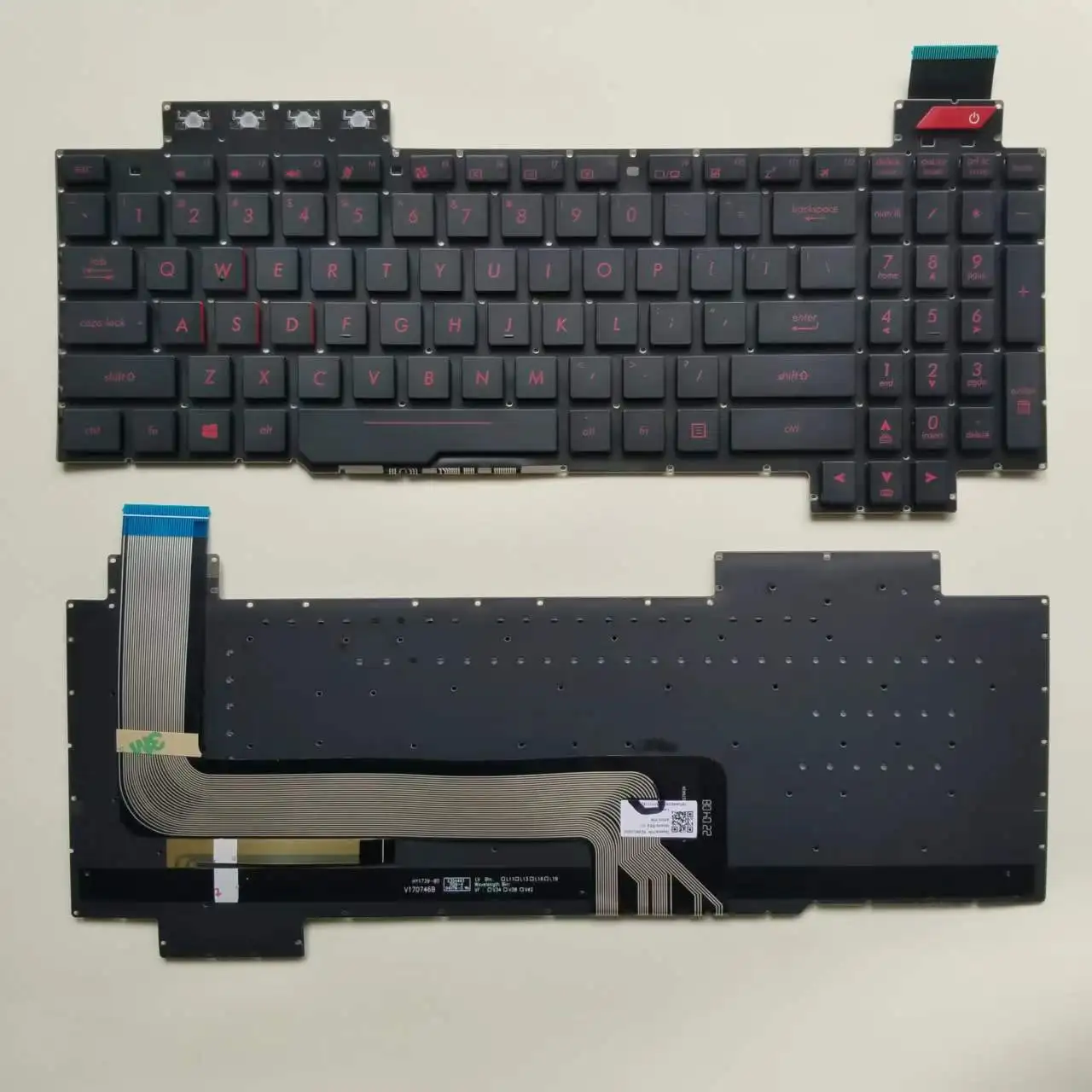 New US/Thai/Russian Keyboard For ASUS ROG FX503 FX503V FX503VM