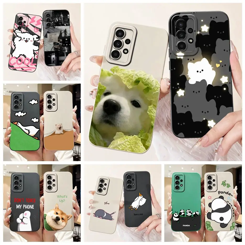 Cute Animals Cartoon Soft TPU Phone Case Cover