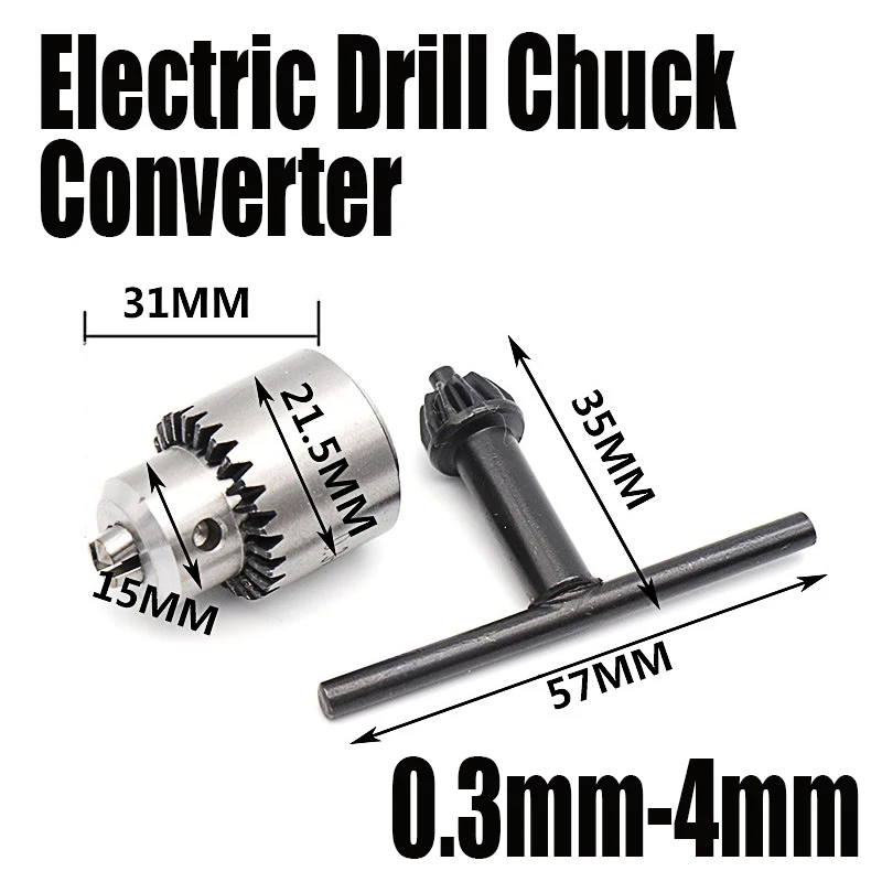

1PCS 0.3mm-4mm Mini Precision Electric Drill Chuck Converter Drill Chuck Adapter For Electric Hand Drill/Hanging Mill Etc