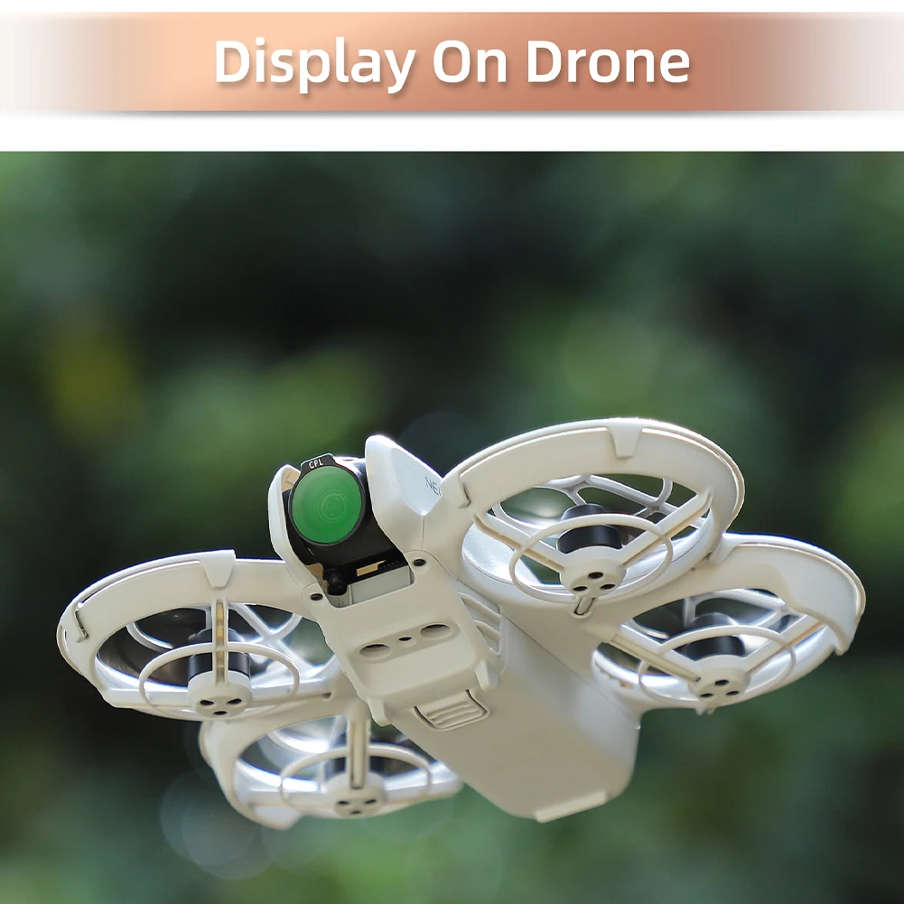 Description Picture 4 of itemLens Filter Kit ND8 ND16 ND32 ND64 Neutral Density Glass Filters Compatible For DJI Neo Drone Cameras Accessories