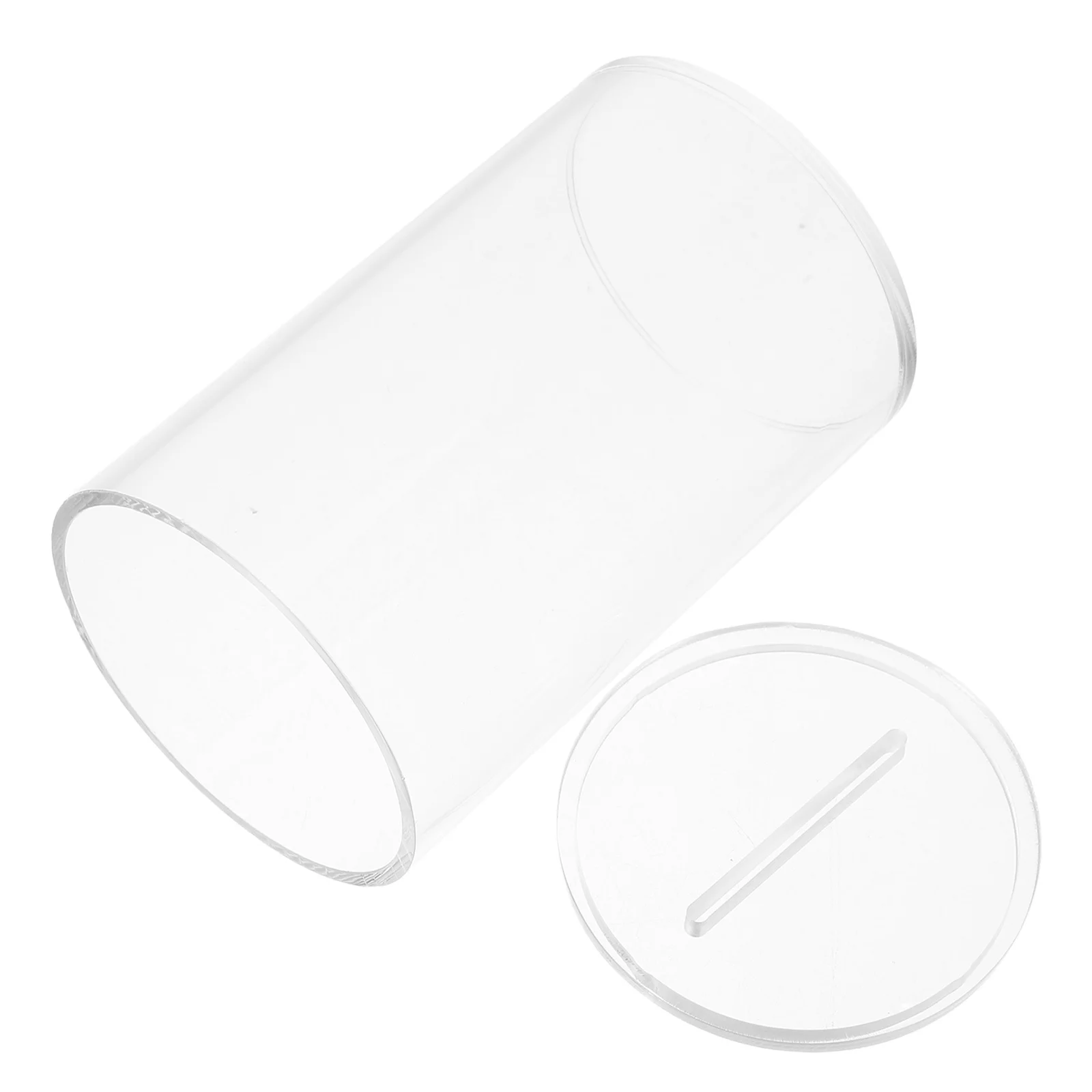 Transparent Acrylic Money Saving Box Large Clear Openable Piggy Bank ...