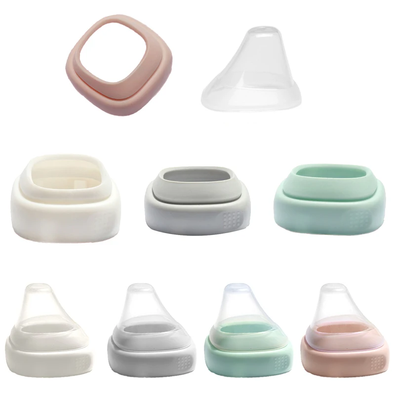 Additional Transparent Cover and Collar For Bottle Easy to Use Safe P-P Material For Hegen Bottles Babies Feeding Bottle water bottle milk bottle feeding bottle baby feeding utensils