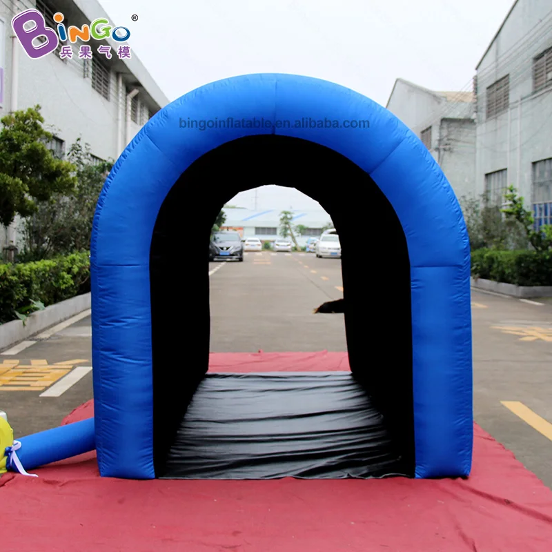 Customized 4x2x2.1 Meters Inflatable Rainbow Tunnel For Event Party Decoration 13ft Length Blow Up Colorful Toy Tents 3
