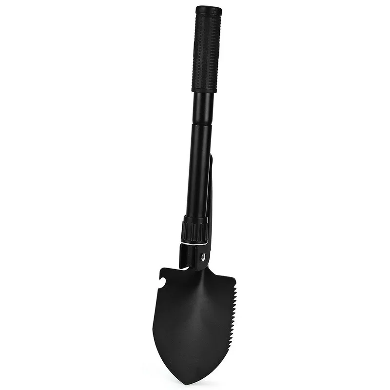 Pala portatile pieghevole con bussola multiuso per campeggio, escursionismo, giardinaggio, accessori per escursionismo, attrezzi da esterno_voghion.com