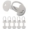 6/8/12Pcs Key Ring Metal Shopping Trolley Tokens Convenient Trolley Tokens Trolley Tokens Keyring Shopping Cart Token Solver 6
