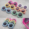 New Children's Daisy Series, Cute Little Flower Sunglasses, Round Frame, Petal Glasses 1
