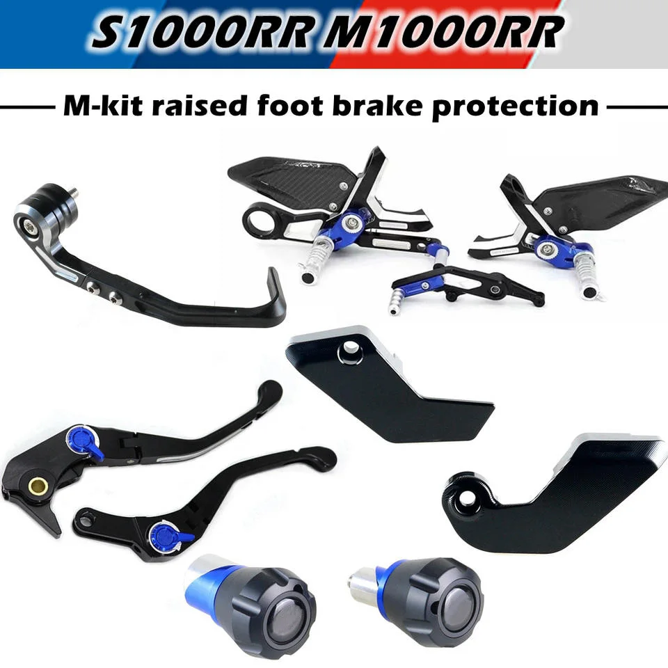 Motorcycle Adjustable Rear Set Foot Pegs Pedal Footrest Rearset for BMW S1000RR M1000RR M S 1000 RR
