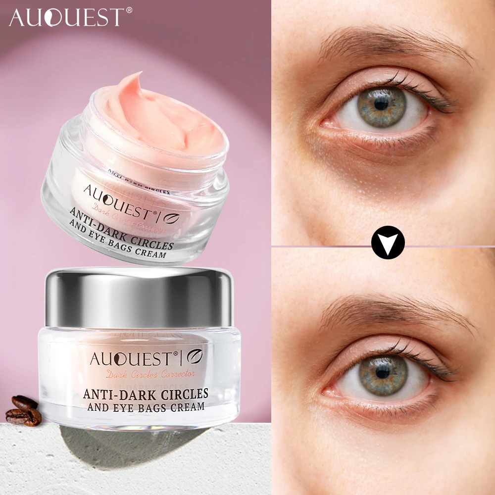 AUQUESTEyeBagsCreamCaffeineAntiDarkCirclesWhiteningPeptide