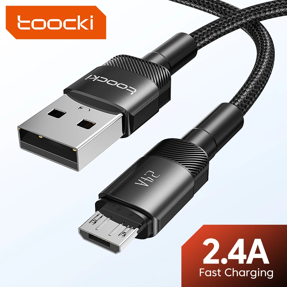 High-Speed Micro USB Charging Cable with 2.4A Fast Charge Capability