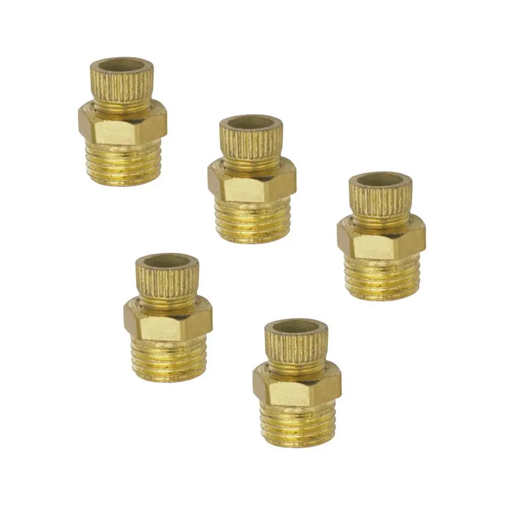 

5 Pieces Air Compressor Drain Valves Professional Good Sealing Drain Cock Air Compressor Tank Water Drain Plug Drain Switch