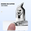 Manicure Set Stainless Steel Nail Clipper, Men/Women Nail Clippers Kit 3Pcs,Travel Manicure Grooming Kit Nail Clipper Set(White) 4