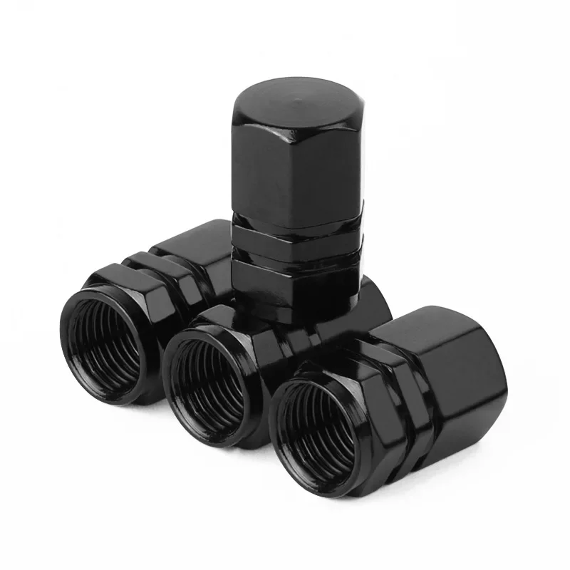 Decorative Aluminum Alloy Tire Valve Stem Caps - Dustproof Wheel Accessories