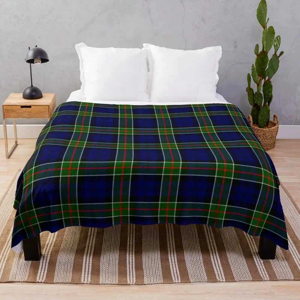 

Clan Colquhoun Tartan Throw Blanket Furry Summer Beddings for sofa For Sofa Thin cosplay anime Blankets