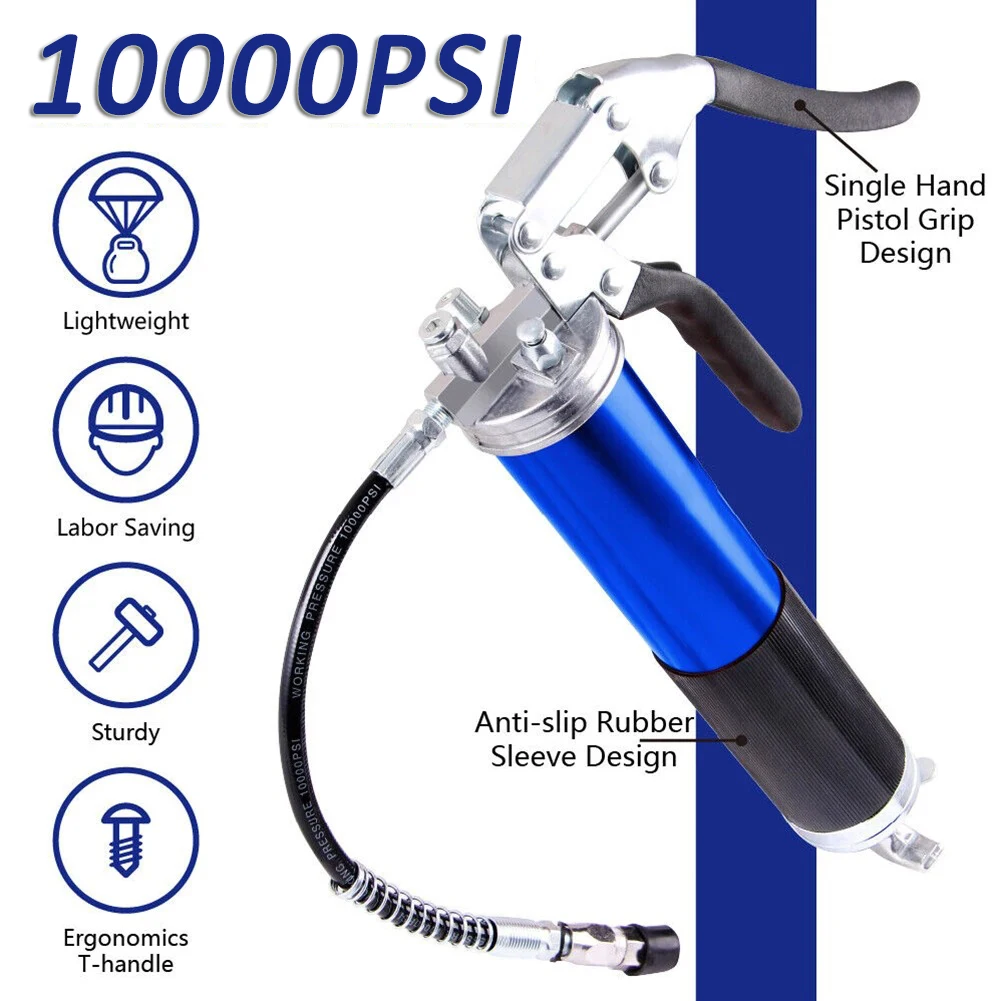 Hochdruck Öler Spritzpistole - Transparente Schmieröl Dose Mit Langschnabel