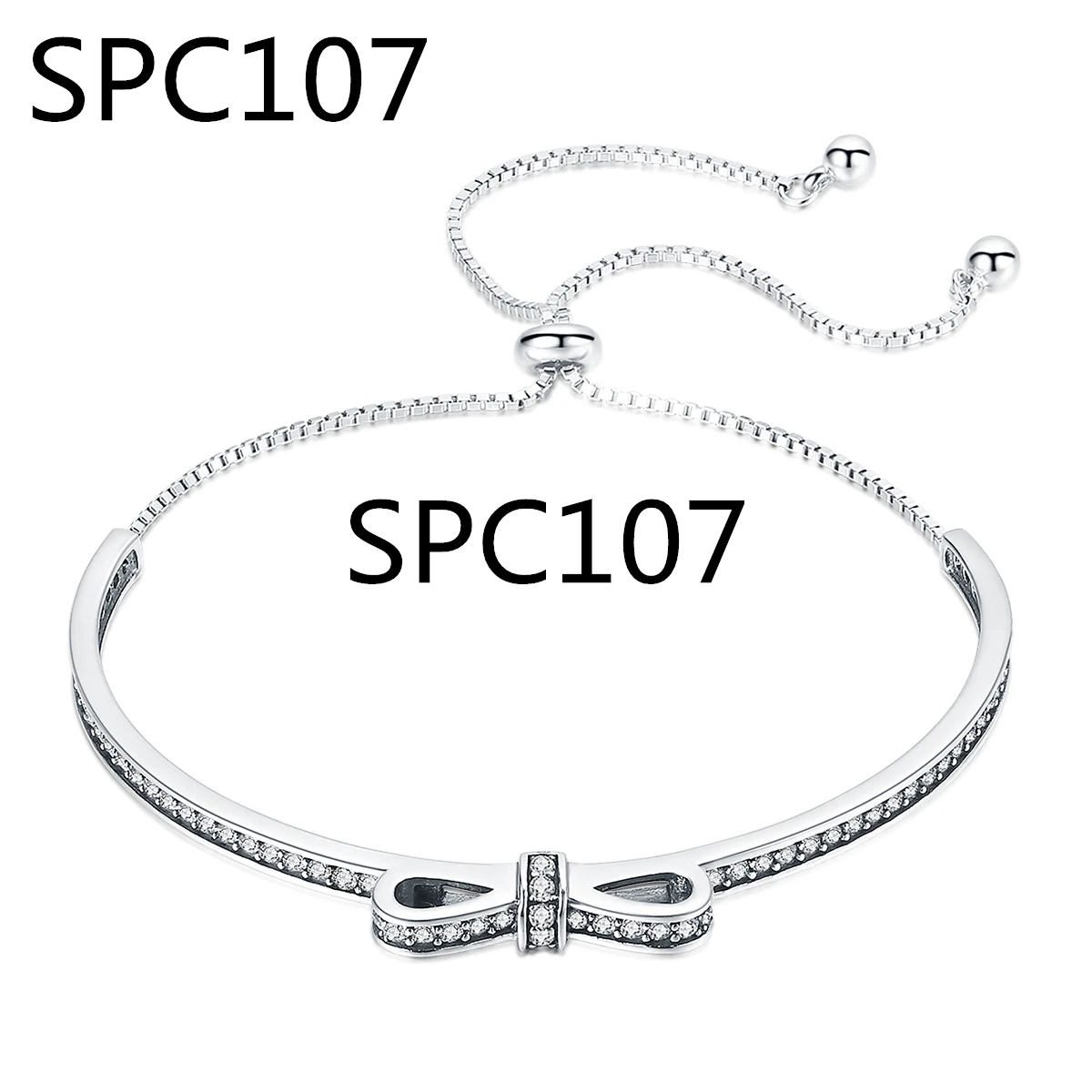 

SPC10 Silver Bracelet Ocean Pendant Blue Zirconia Christmas Gift For Women Fine Jewelry MM22