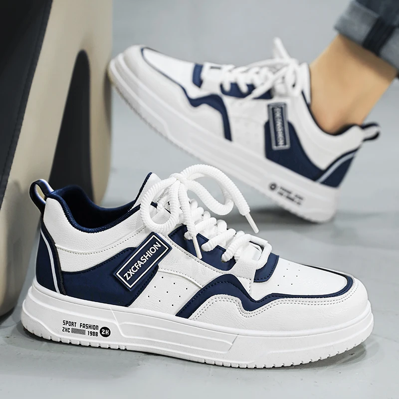 

Кроссовки Damyuan мужские кожаные, удобная повседневная обувь для бега, Нескользящие, уличная спортивная обувь, большие размеры