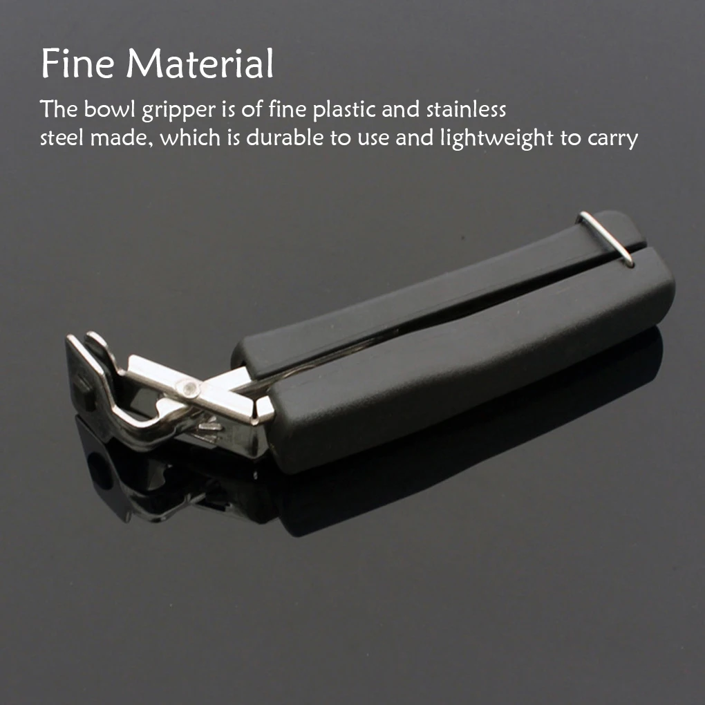 

Stainless Steel Anti-hot Bowl Gripper Portable Nonslip Replacement Kitchen Restaurant Pan Kitchenware Clip Clamp Holder