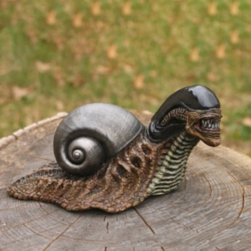 

Resin Aliens Snail Statue Figure Statues Model Doll Collection Birthday Gifts Long Garden Home Decoration Resin Ornaments