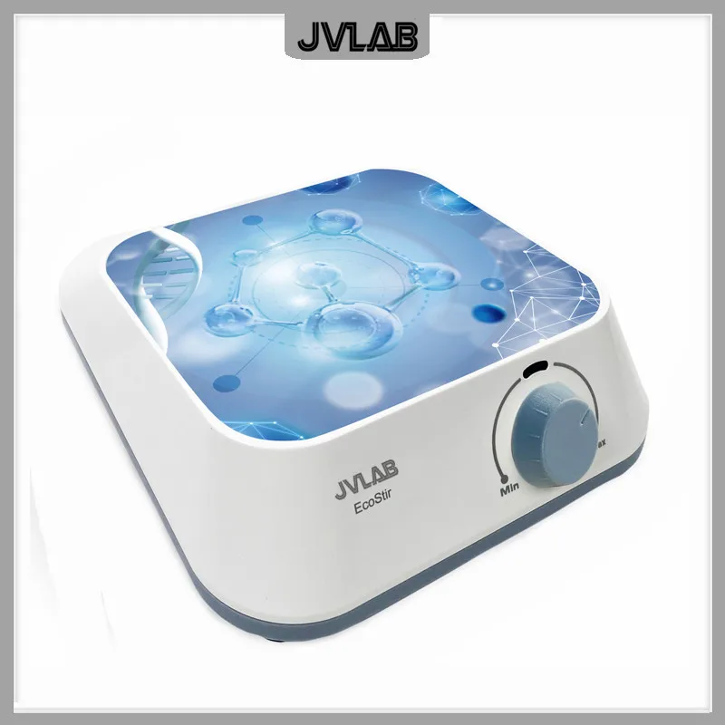 Magnetic Stirrer EcoStir Square Work Plate 120 x 115mm Lab Square Plate Magnetic Stirrer Max. Stirring Quantity 1.5 L