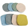 1Pc Elastic Ottoman Cover Solid Color Fabric Stool Covers Square Footrest Covers All-Inclusive Anti Slip Footstool Slipcovers 3