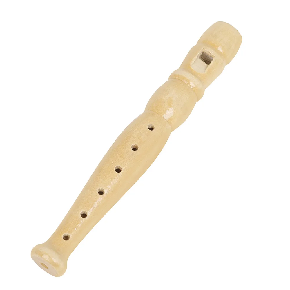 M MBAT 6 holes/8 Holes Harp Soprano German Wooden Piccolo Orff Children's Musical Toys Musical Instruments For Beginner Practice