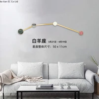 Nordic creative constellation Hook wall hanging door behind brass coat and hat hook living room decoration wall hook key hanger 2