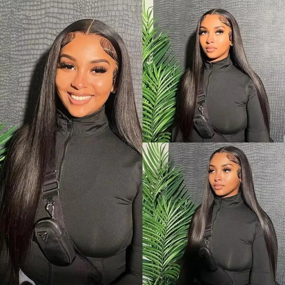13X6 Hd Lace Frontal Wig Human Hair 4x4 5x5 Straight Glueless Wig 13X4 Lace Front Wig 30 Inch Brazilian Closure Pre Plucked Wigs