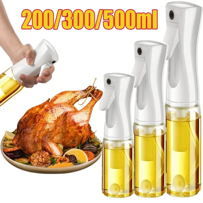 Bouteille pulvérisateur d'huile pour la cuisine, pulvérisateur d'huile d'olive pour le camping, le barbecue, la pâtisserie, le vinaigre, la sauce soja 200ml 300ml 500ml