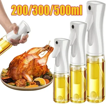 Bouteille pulvérisateur d'huile pour la cuisine, pulvérisateur d'huile d'olive pour le camping, le barbecue, la pâtisserie, le vinaigre, la sauce soja 200ml 300ml 500ml