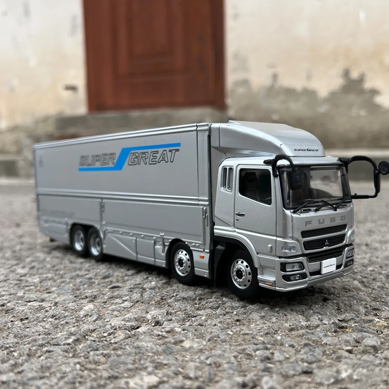 1:43 Scale Fuso Super Great trailer container truck Alloy car